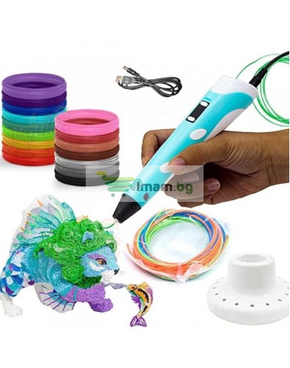 3D PEN писалка за рисуване и моделиране